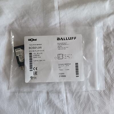 全新巴鲁夫BALLUFF接近开关，型号BOS01JW，德国原--议价商品