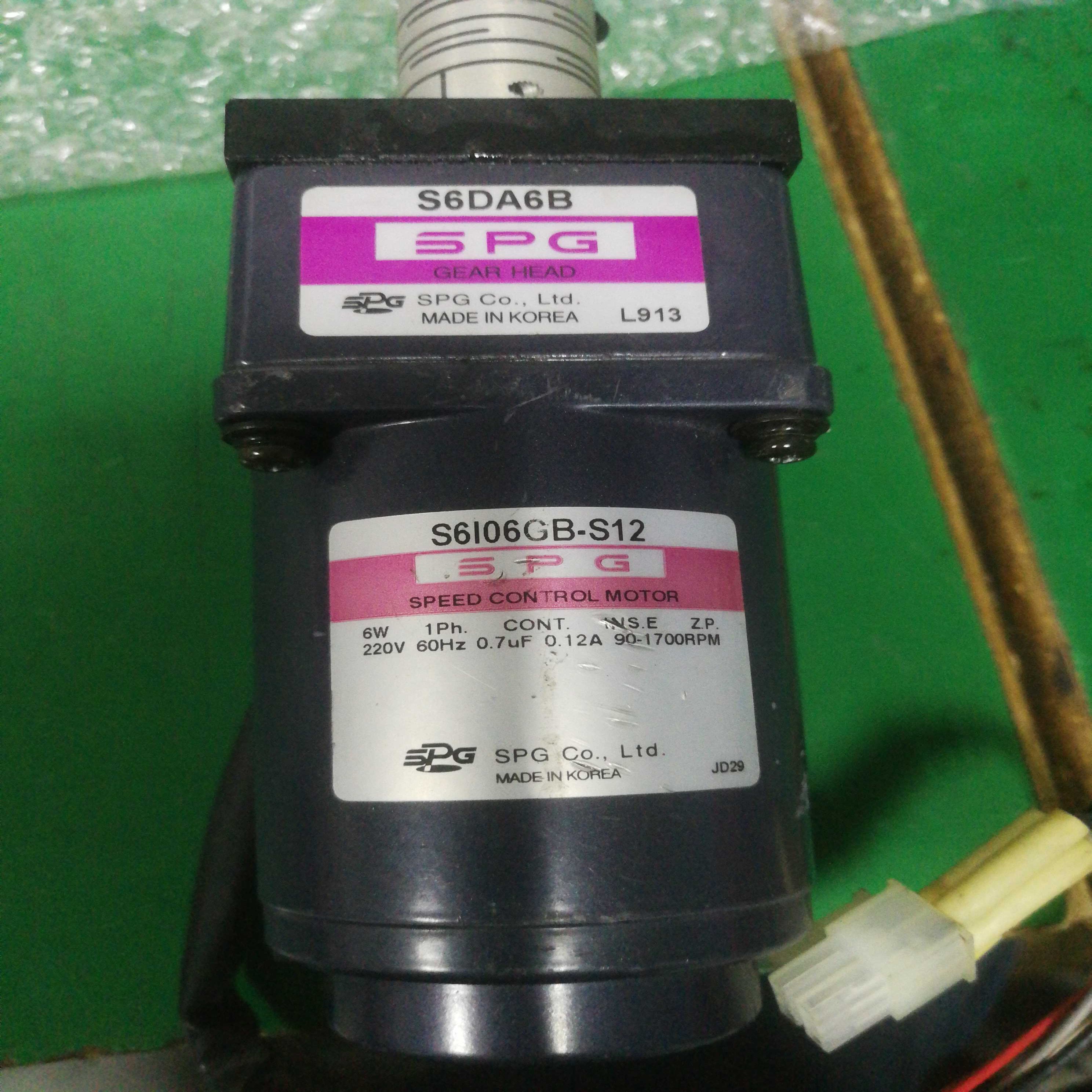 售前询价韩国SPG S6DA6B GEAR HEAD电机 S6I06GB-S12  S6DA6B电机