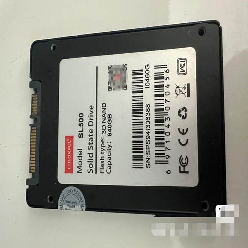 批量清一色 七彩虹SL500 640g固态硬盘笔记本台式