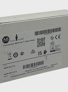 ALLENBRADLEY440RN23114AGuardmasterMSR126.1T安全继电器24VACDC