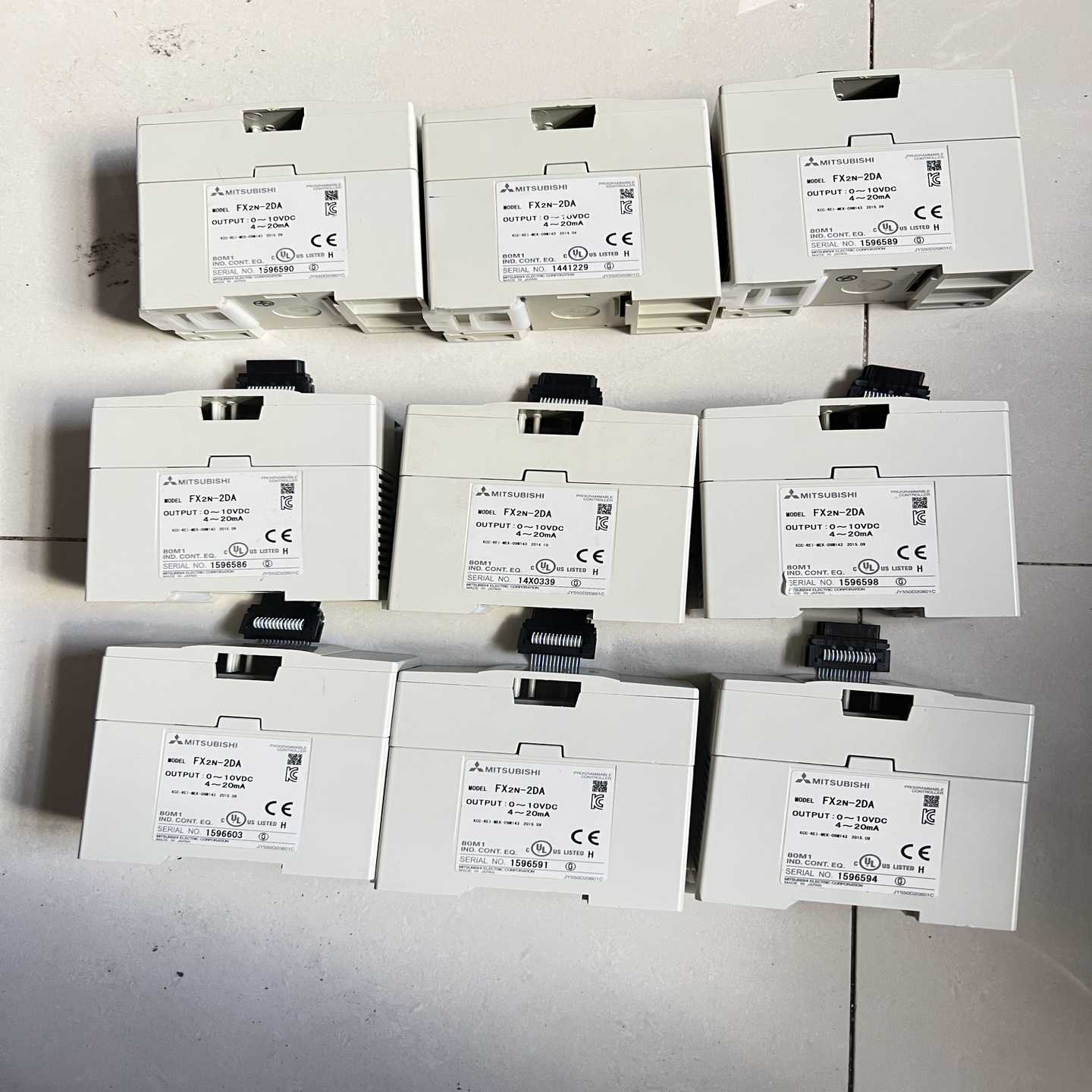 三菱PLC模块FX2N-2DA原装正品拆机，实物拍摄原图