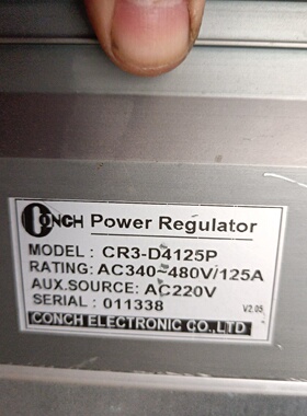 CR3D4125P电力调整器台湾CONCH琦胜电力调整器-议价