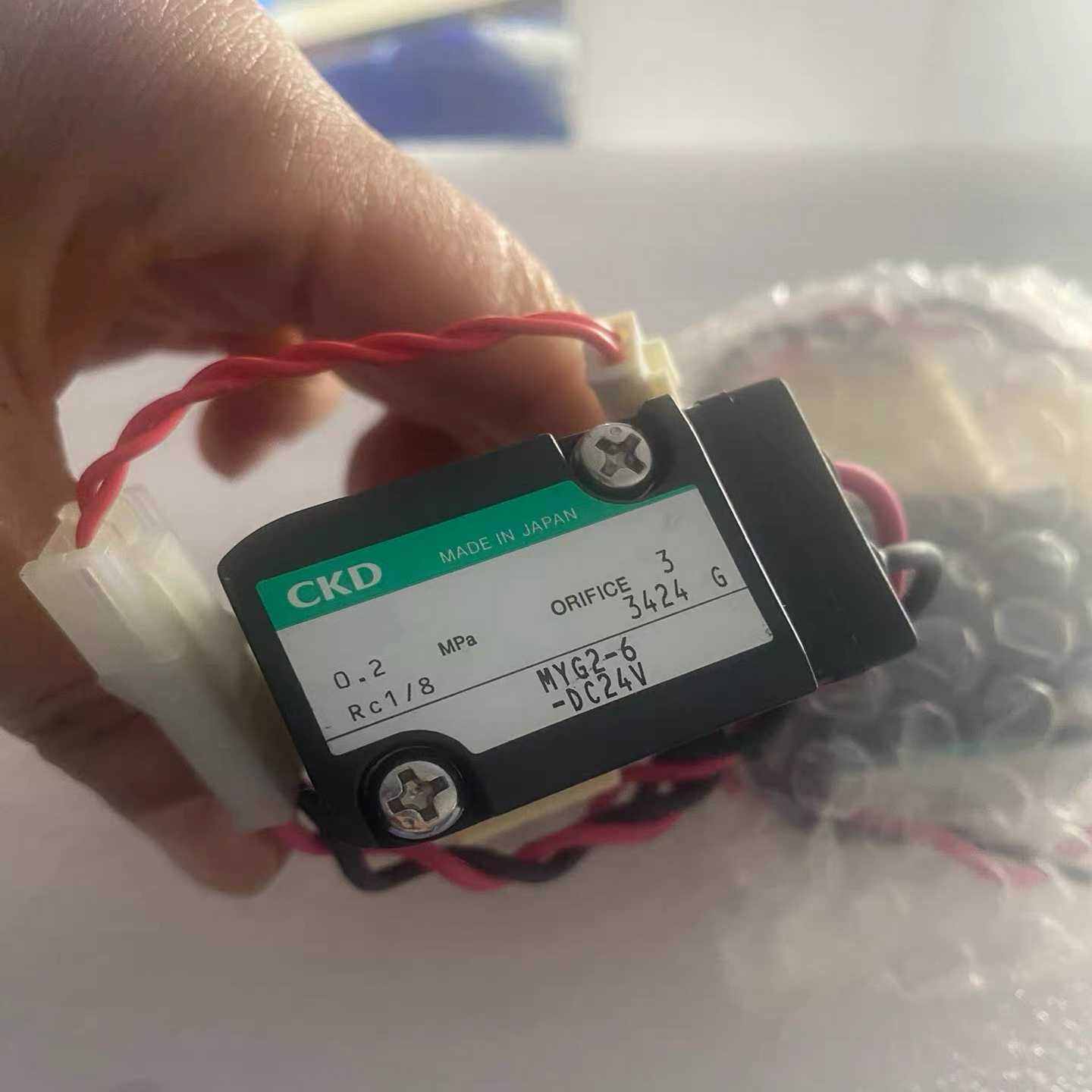 CKD电磁阀MYG2-6-DC24V日本原装,0.2MP--议价商品