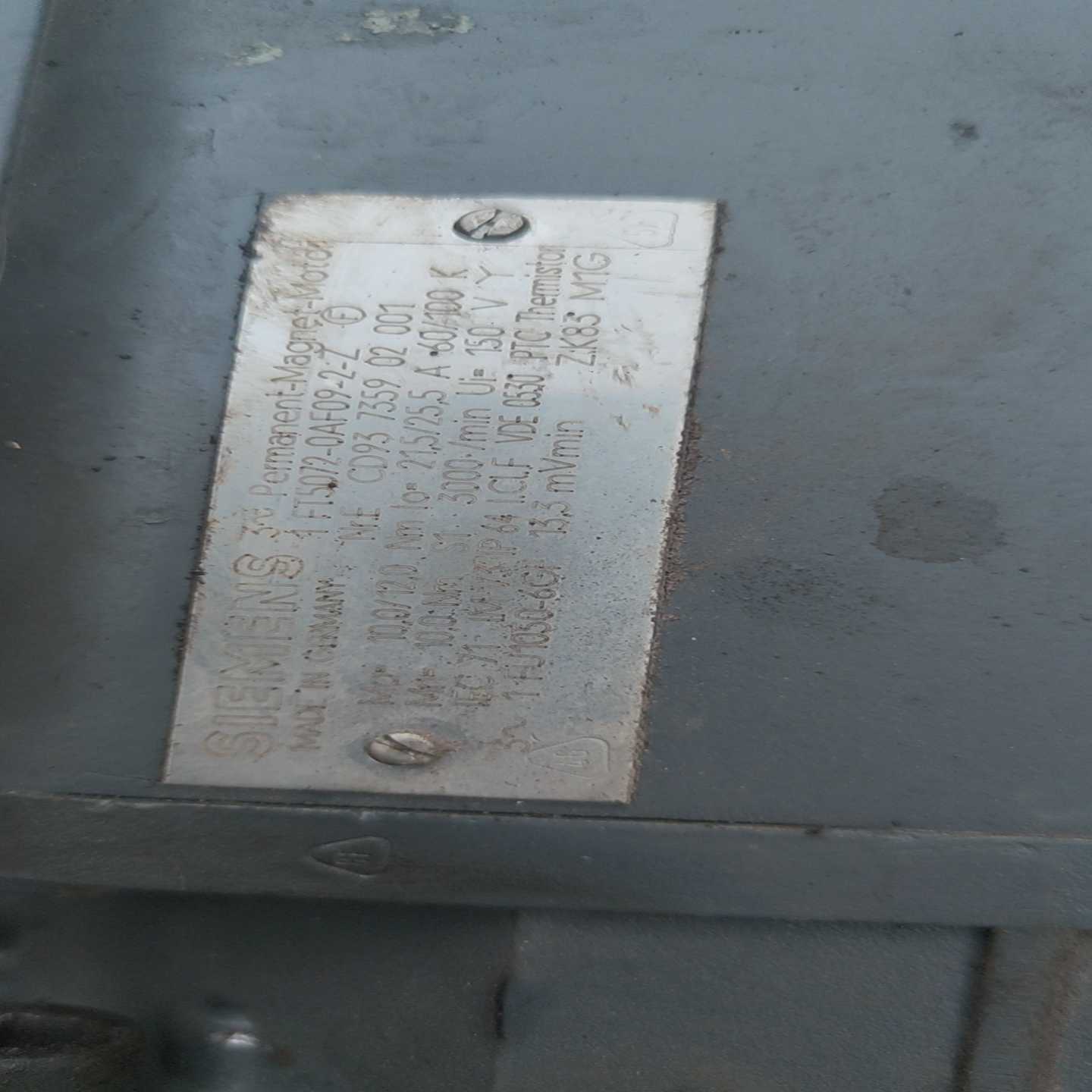 【议价】1FT5072-0F09-2-Z原拆伺服电机适用