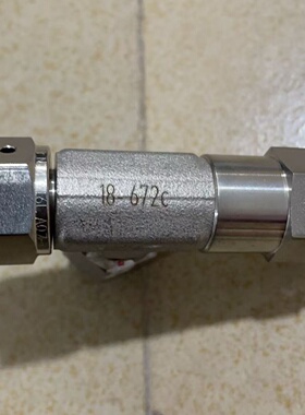 询价*MeyerBurger单向阀型号18672c成色如图