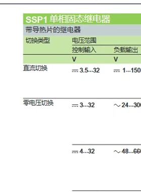 固态继电器SSP1A125BDT1拍前询价下单