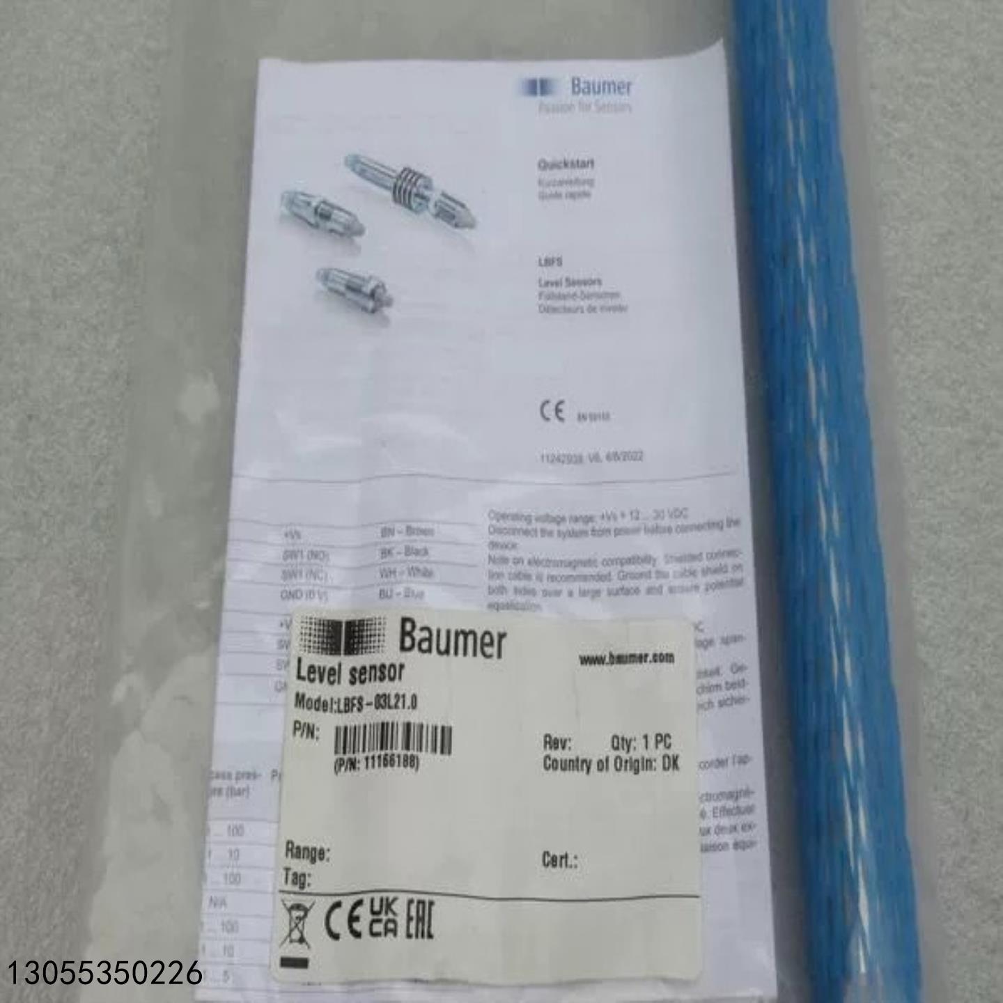 (议价)全新宝盟Baumer物位传感器 LBFS-03L210 现