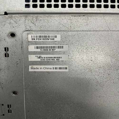 询价~Cisco 思科UCS C240M3 准系统 无硬盘内存CP