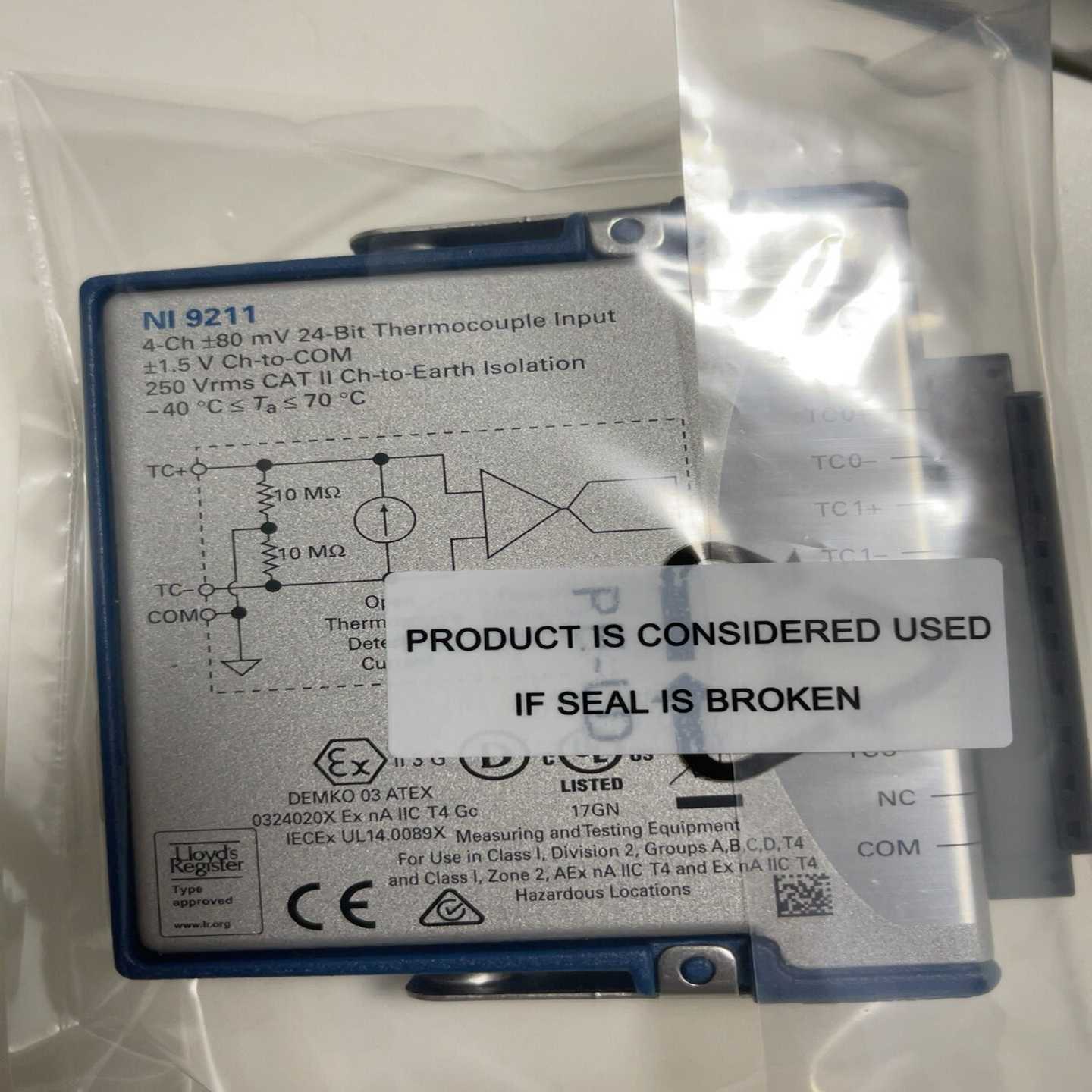 NI-9211模块，实价直接拍，4通道热电偶测温模块，要的速--议价商