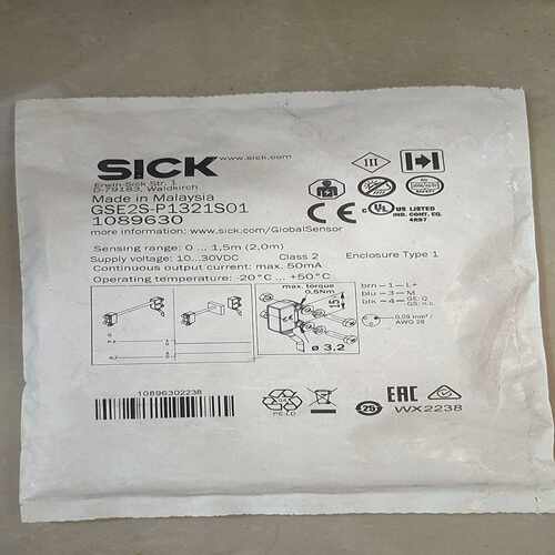 咨询-西克光电传感器，GSE2S-P1321S01，订货号1089