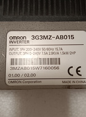 询价-变频器3G3MZAB0151.5KW220V功