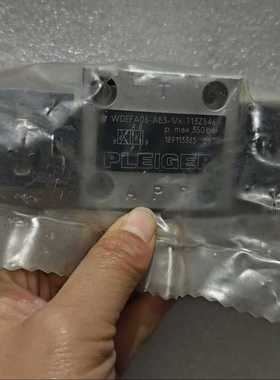 全新Pleiger普莱格电磁阀WDFFA06-AB3-1/X--议价商品