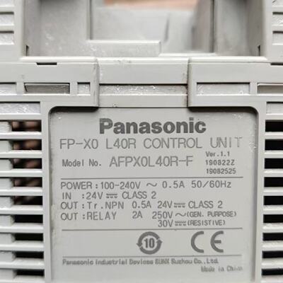 松下plc，型号；AFP-X0L40R-F，实物拍摄，功能正--议价商品