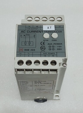 DAE JOO DT1AA1AA AC CURRENT TRANSDUCER 110220VAC