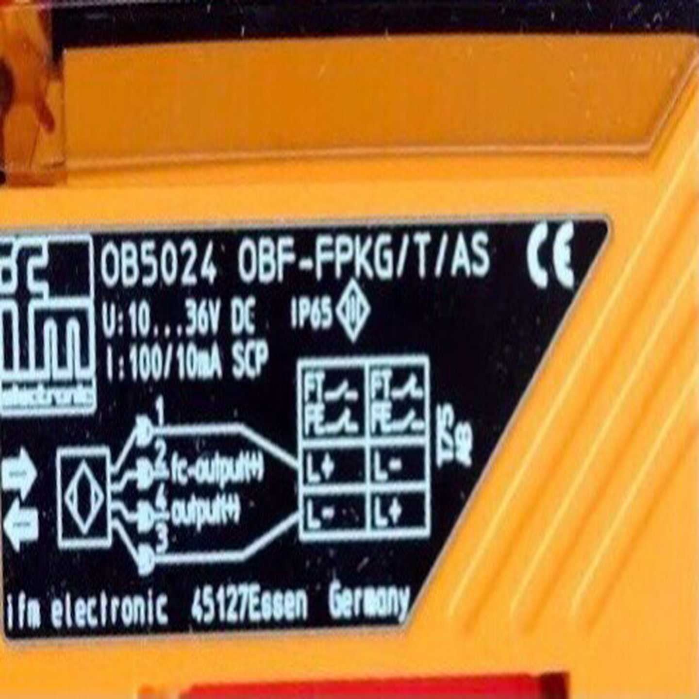 询价IFMOB5024易福门光纤传感器OBF-FPKG