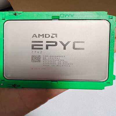 AMD EPYC霄龙 7742 拆机新 无锁 正式版CPU~议价