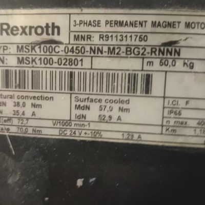 力士乐伺服电机MSK100C-0450-NN-M2-BG2-【议价】