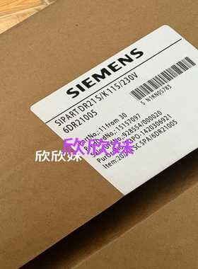 全新西门子PLC模块6DR21005型号SIPART--议价商品