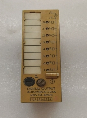 SIEMENS6ES5451-8MD11SIMATICS5DIGITALOUTPUT8X115/230VA