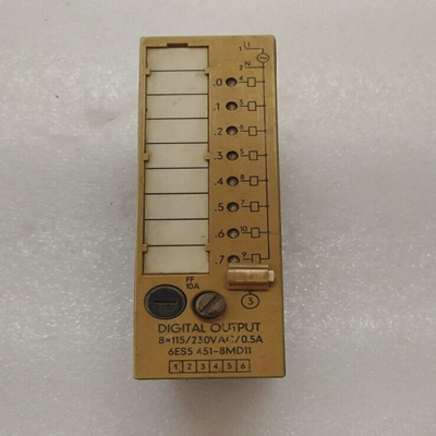 SIEMENS6ES5451-8MD11SIMATICS5DIGITALOUTPUT8X115/230VA