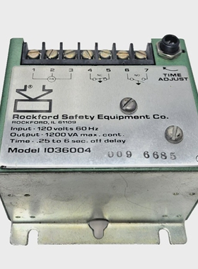 ROCKFORDINPUT/OUTPUTRELAYMODULEMODEL1036004120VCOIL0