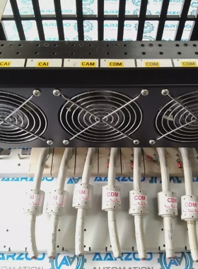 16114171 Moore Products Module Rack Quadlog 10 Slot 24V Used