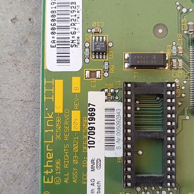 询价-3ComEtherLinkIII网卡型号3C509B