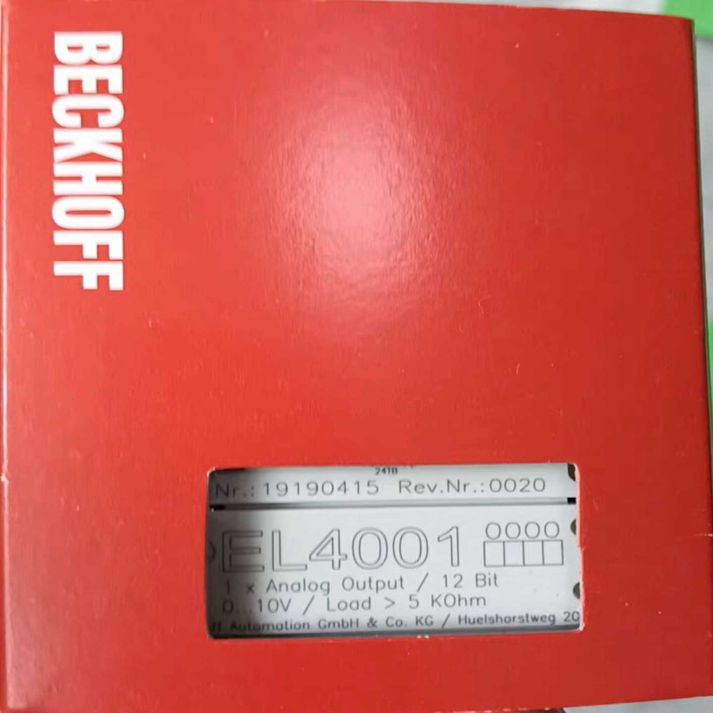 PLC倍福模块EL4001EL4002EL4004EL询价