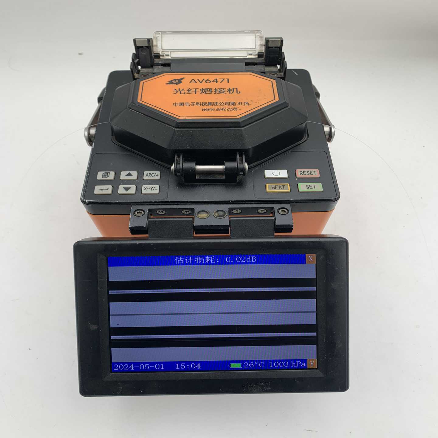 #光纤线国产光纤熔接机AV6471二手熔纤机生产厂家中电科--议价商