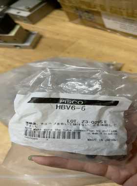 PISCO手动阀HBV6-6询价