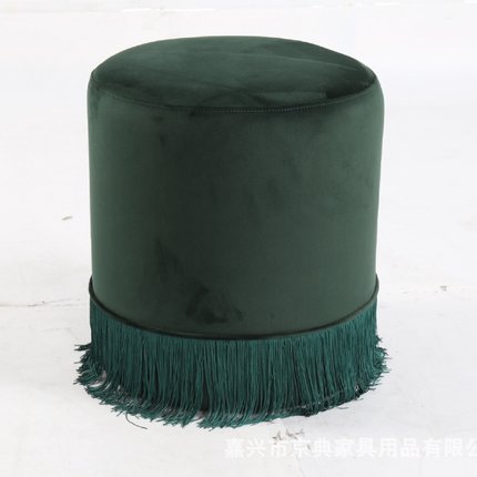 北欧小凳子家用换鞋凳坐凳布艺脚凳客厅沙发凳网红创意小圆凳矮凳