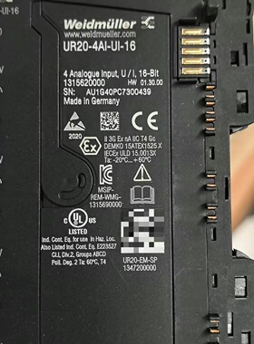 魏德米勒UR204AIUI16全新德国原装