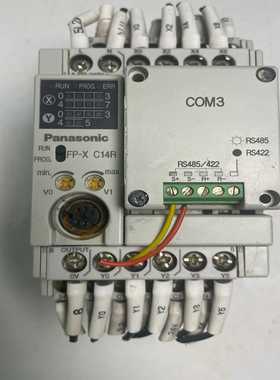 松下PLC模块AFPX-14R。AFPX-COM3。功能正常--议价商品
