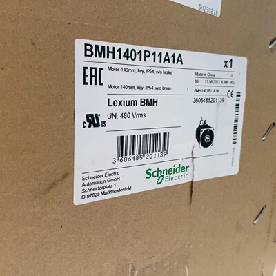 议价全新原装施耐德伺服电机BMH1401P11A1A/BMH1401P11A2A正品现
