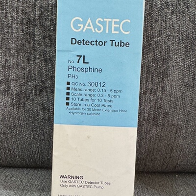 GASTEC 7L PHOSPHINE 0.155PPM GAS DETECTION TUBE
