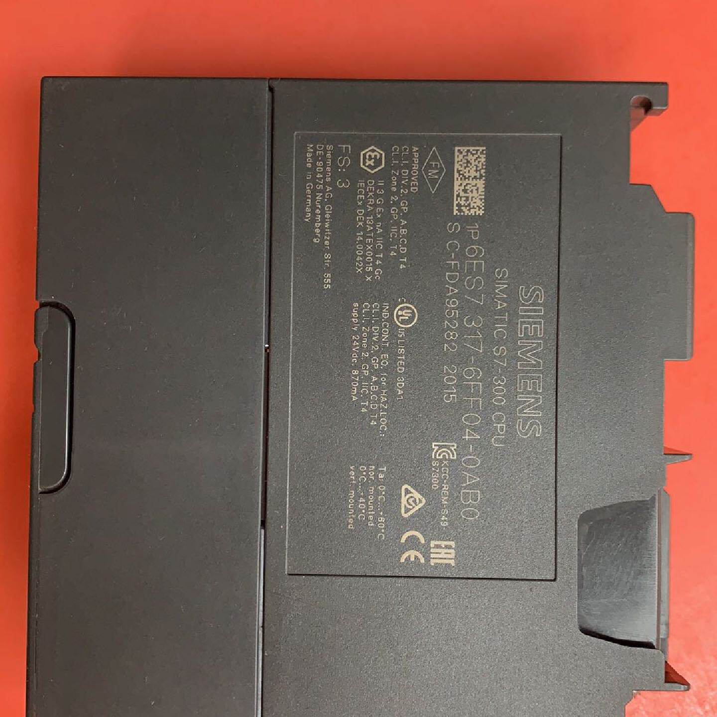 议价西门子二手6ES7317-6FF04-0AB0 SIMATIC S7-300，CPU 317F-2D
