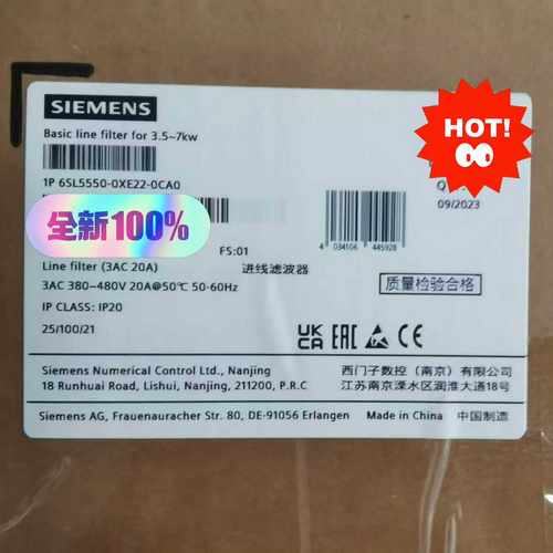 6SL5550-0XE22-0CA0滤波器保内询价