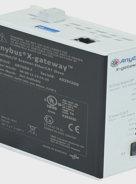 AnybusAB7699-FX网关EtherNet/IP扫描仪-EtherCATSlave