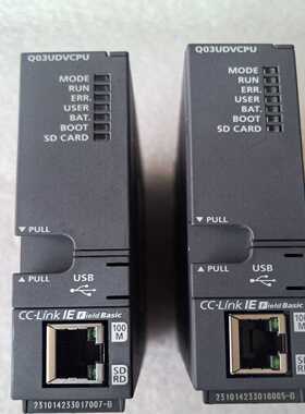 三菱PLCQ03UDVCPU模块，日本原装拆机，成色冲新，--议价商品
