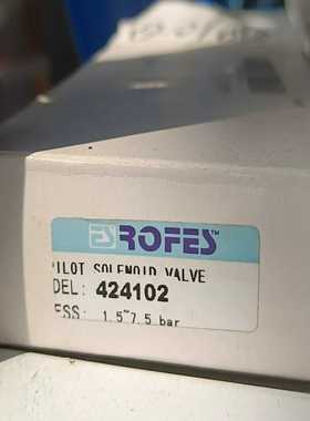 全新ROFES电磁阀424102原装正品实物拍摄全新--议价商品