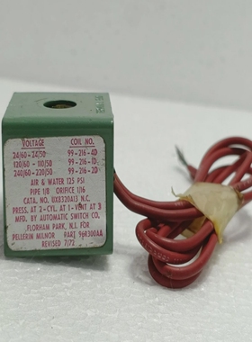 ASCOUX8320A13SolenoidValveCoil24V50/60Hz1/8