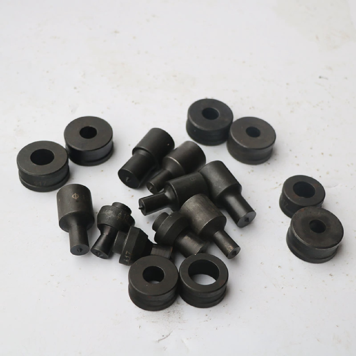 60/70液压冲孔机模具铜铝排打孔机角铁角钢钻孔器槽钢穿孔机模具