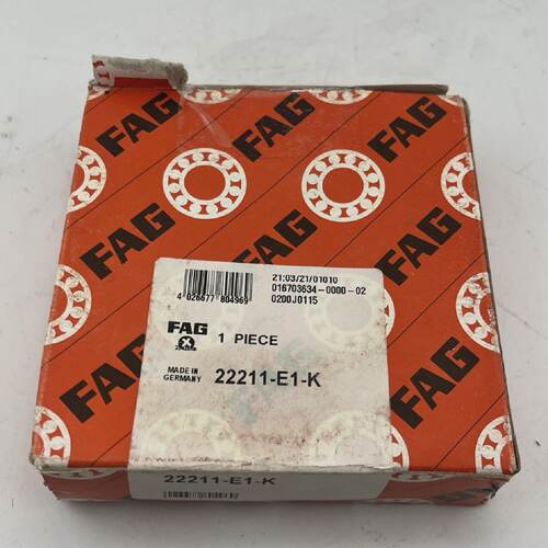 FAG 22211E1K SPHERICAL ROLLER BEARING NEW IN BOX VAT INCLUDE