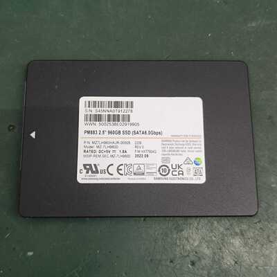 询价~三星PM883 960G 2.5 SATA企业级伺服器固态硬