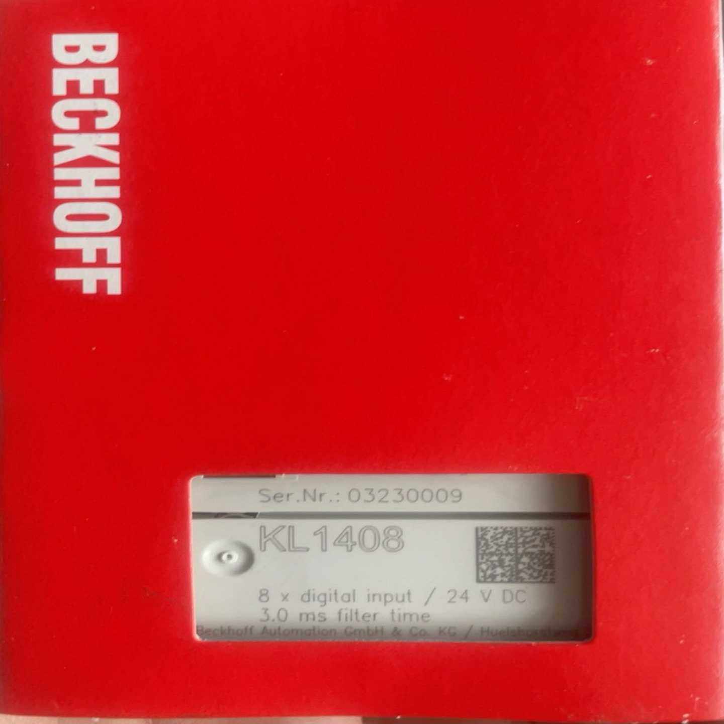 【议价】倍福KL1408未拆封模块23年的联系适用