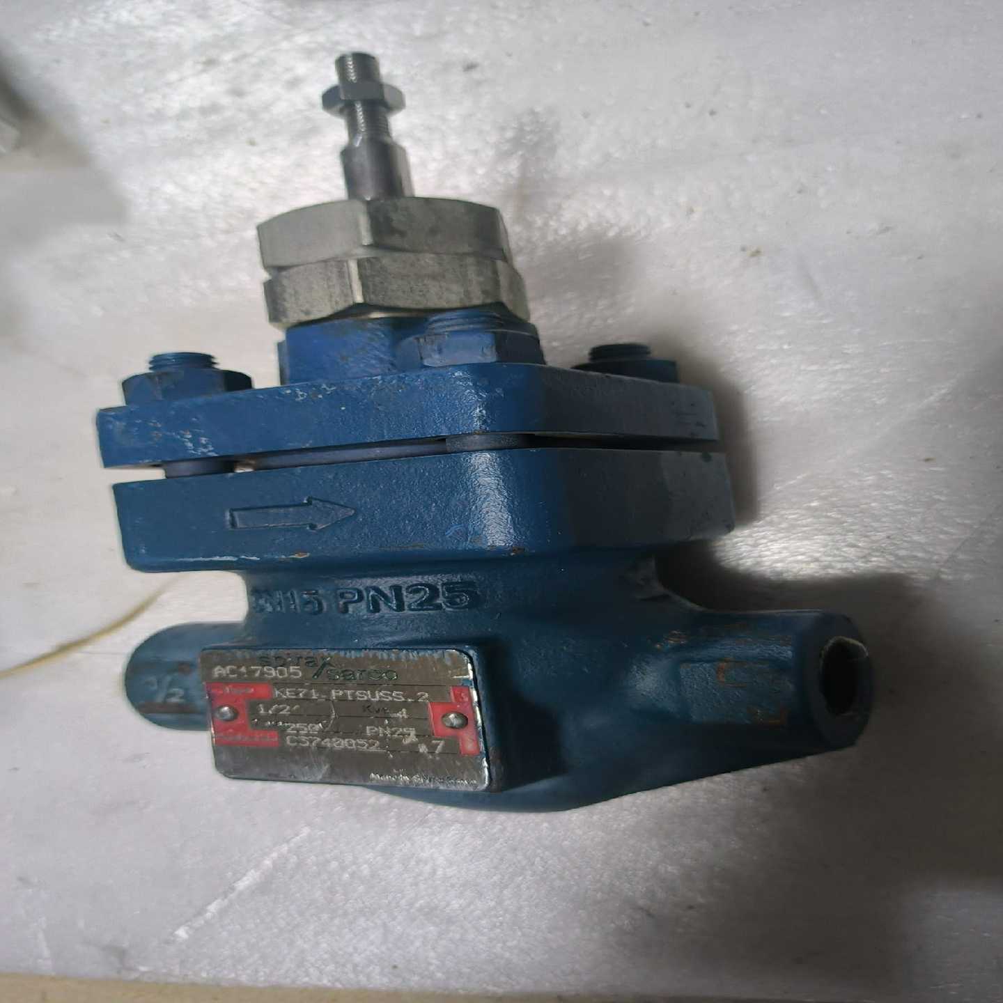 斯派莎克电动调节阀一台，型号KE71-PTSUSS.2，口（零零电子）