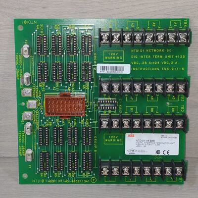 ABB NTDI01 INFI90 PN 6632113A1 DIGITAL INTERFACE TERMINAL UN