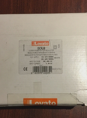 LovatoDCRJ88StepPowerFactorControllerRegulator*NEWI