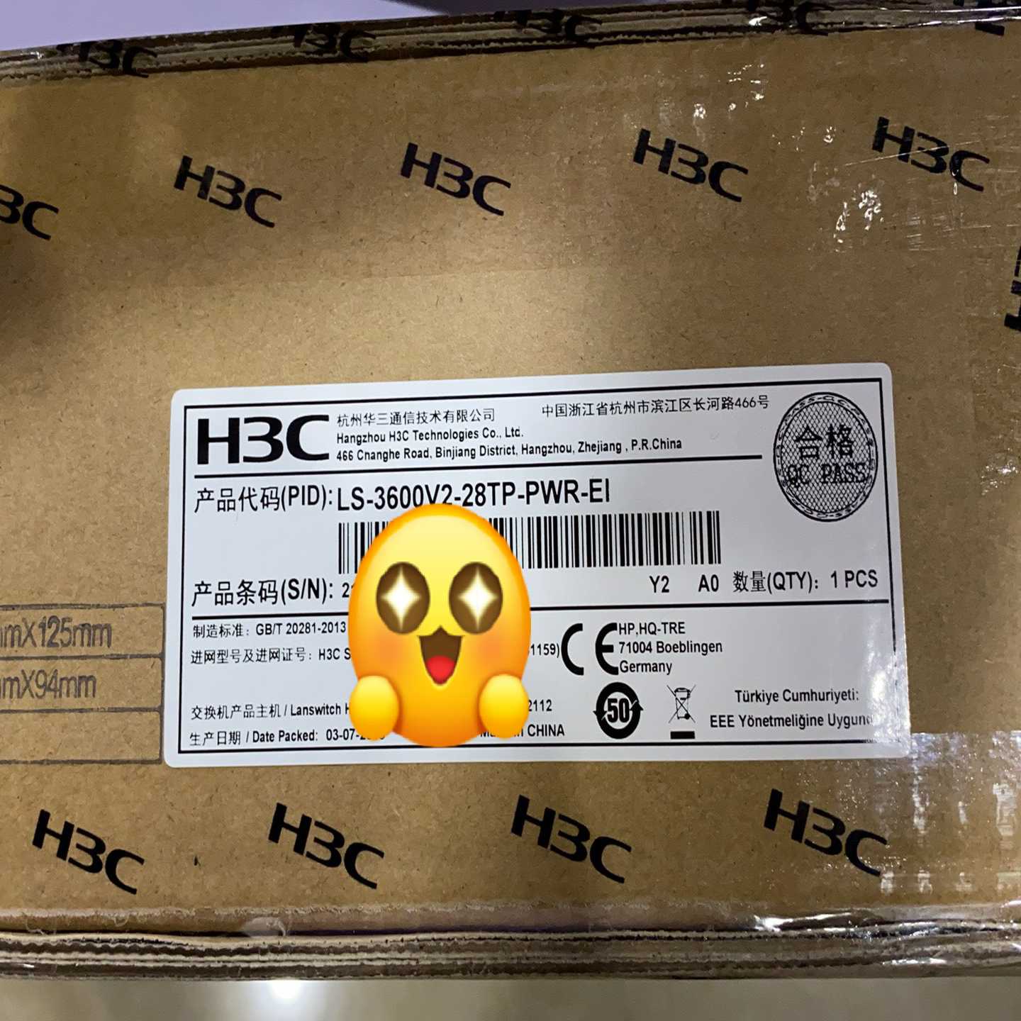 H3C 华三 S3600V2-28TP-PWR-EI 交换机~议价