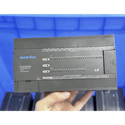 9成新LS产电PLC控制器K7M-DR40U DR20U DR30U DR60U DR10U可测试